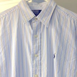 NEW, Ralph Lauren, Long Sleeve Button Down Collard Shirt, 16.5